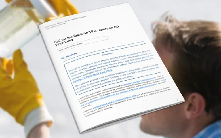 Call for feedback on TEG report on EU Taxonomy