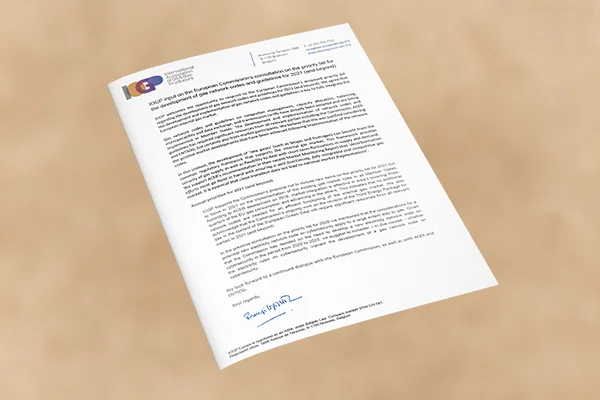 Letter: IOGP input on the European Commission’s consultation on the priority list for the development of gas network codes and guidelines for 2021 (and beyond)