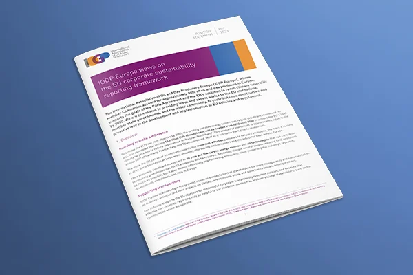 IOGP Europe views on the EU corporate sustainability reporting framework