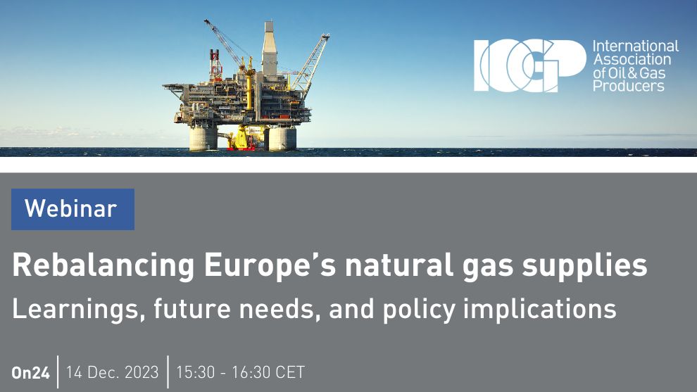 Rebalancing Europe’s natural gas supplies – Learnings, future needs, and policy implications