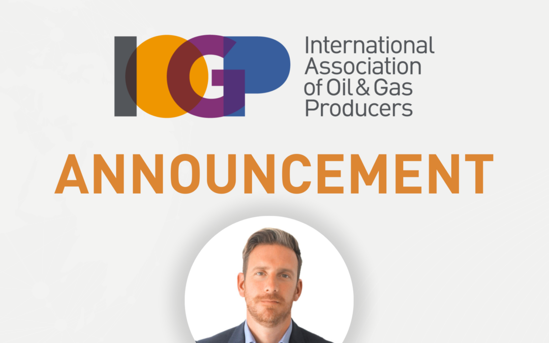 Chris Walker (ExxonMobil), newly appointed Chair of IOGP Europe’s Communications Subcommittee