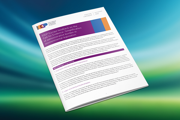 IOGP Europe feedback on the Call for Evidence: Simplification of administrative burden in environmental legislation