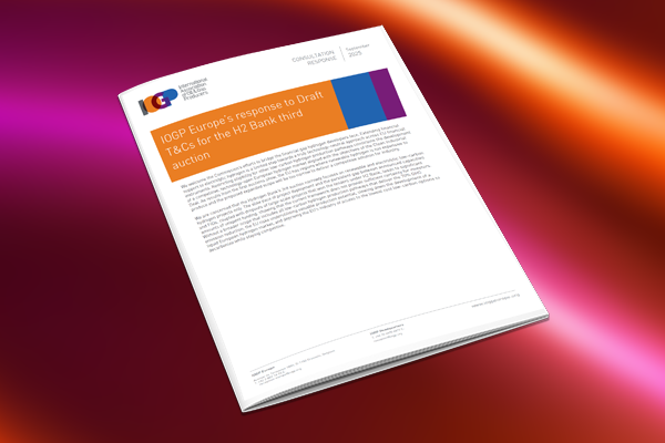 IOGP Europe’s response to Draft T&Cs for the H2 Bank third auction