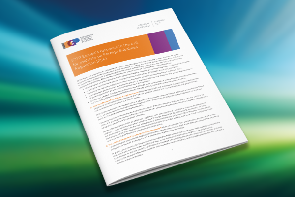 IOGP Europe’s response to the call for evidence on Foreign Subsidies Regulation (FSR)
