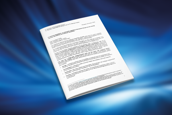 18 Organizations send a Joint Industry Letter to European Council on the EU Methane Regulation